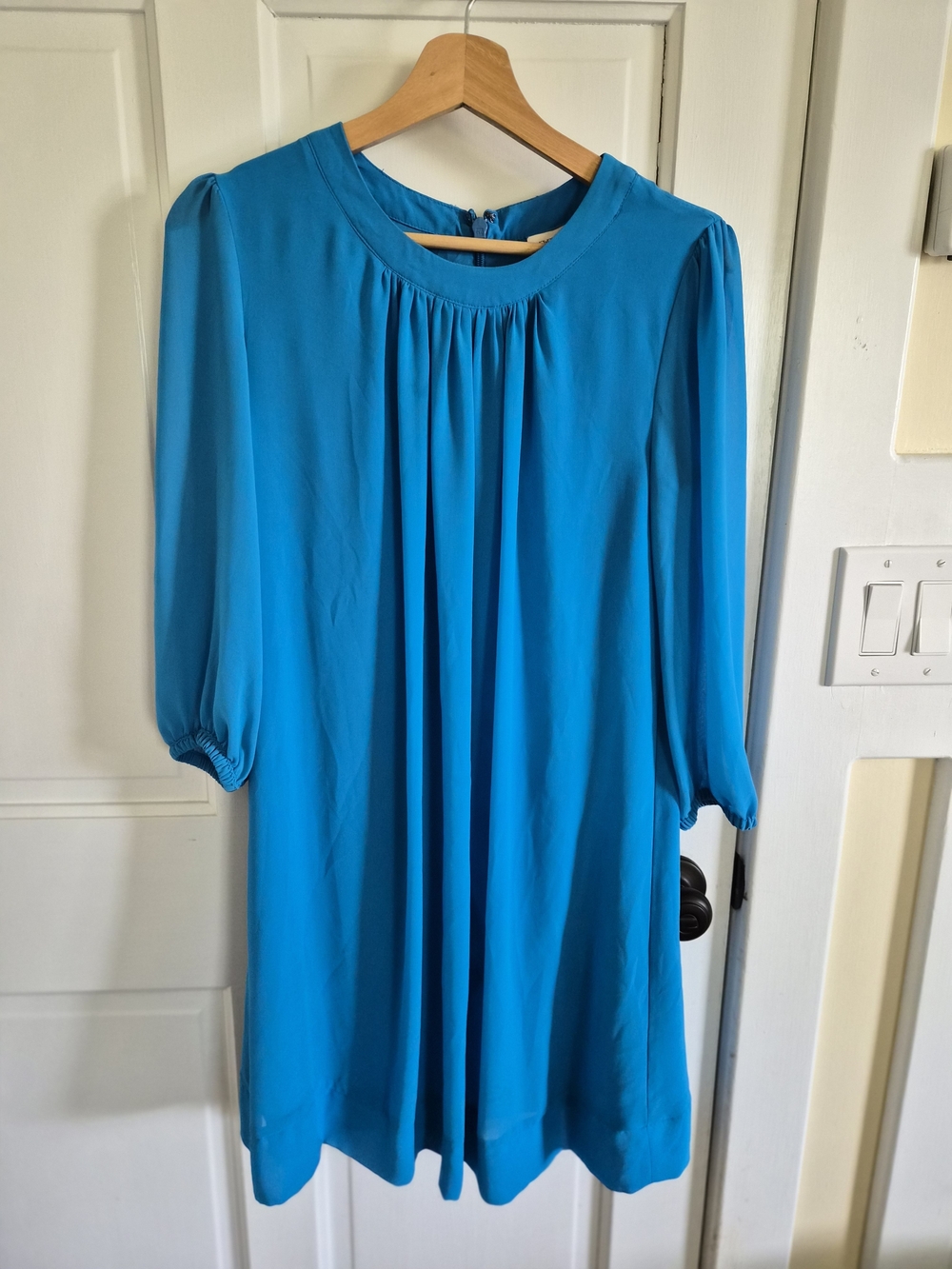 Women's Mock Neck Shift Dress